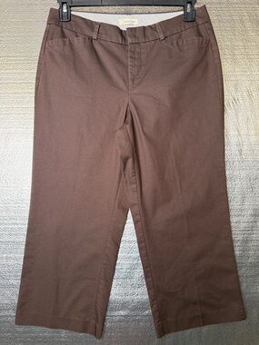 Dockers Women's Brown Cropped Straight Pants